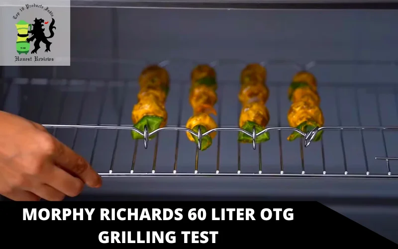 Morphy Richards 60 Liter OTG grilling test
