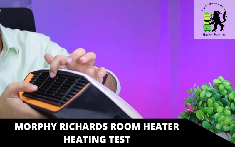 Morphy Richards Room Heater heating test