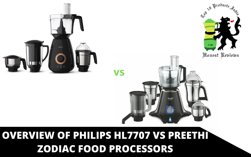 Overview of Philips HL7707 vs Preethi Zodiac Food Processors