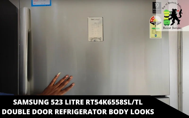Samsung 523 Litre RT54K6558SL_TL Double Door Refrigerator body looks