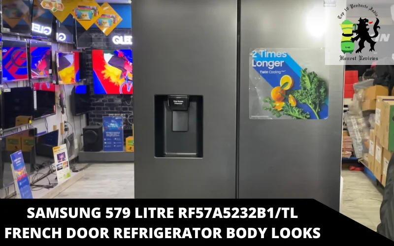 Samsung 579 litre RF57A5232B1_TL French Door Refrigerator body looks