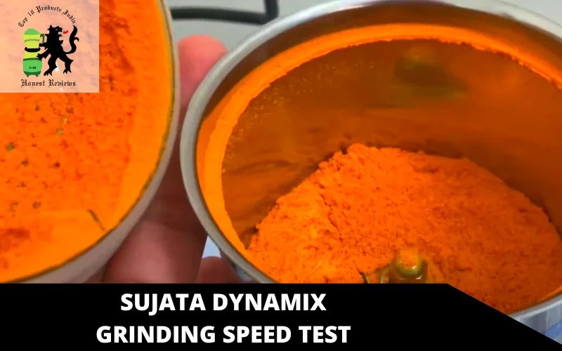 Sujata Dynamix grinding speed test