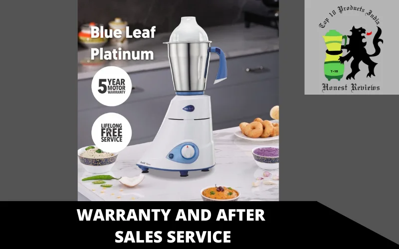 Warranty and After Sales Service