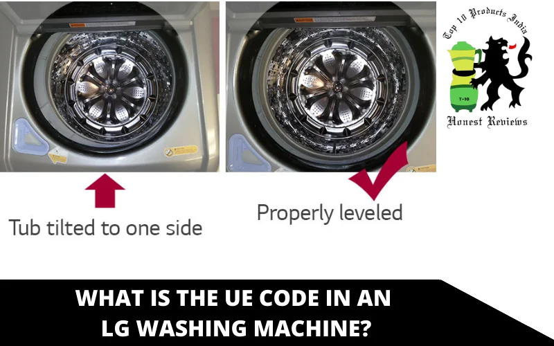 What is the UE Code in an LG washing machine