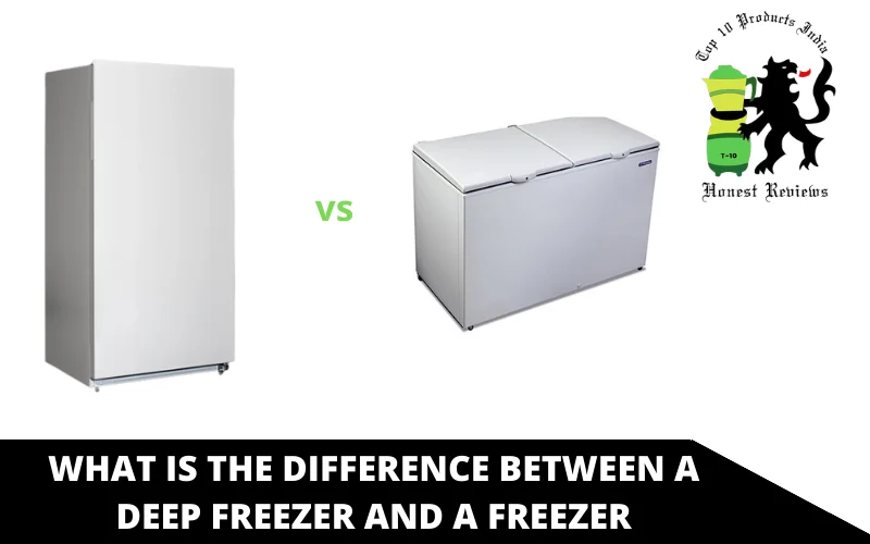 What is the difference between a deep freezer and a freezer