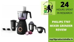 Read more about the article Philips 7707 Mixer Grinder Review & Testing Results