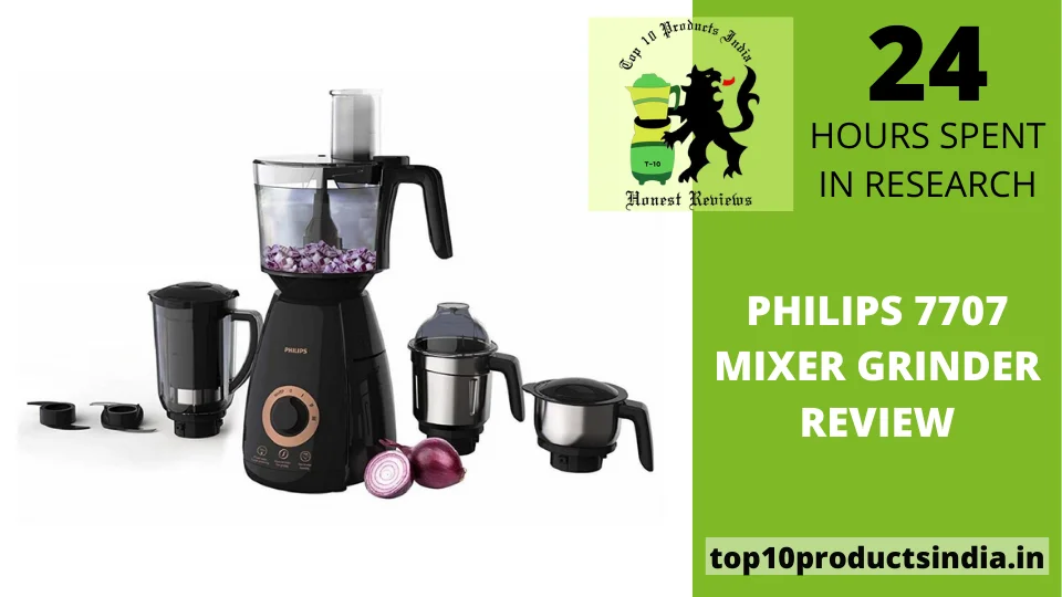 Philips 7707 Mixer Grinder Review & Testing Results
