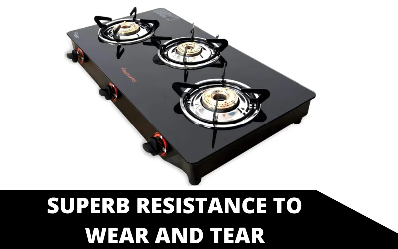 Superb resistance to wear and tear 