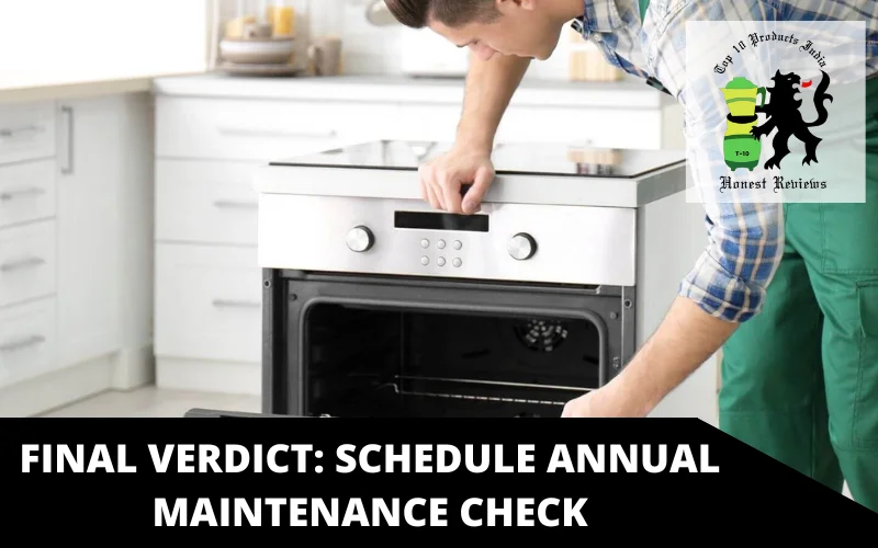Final Verdict Schedule Annual Maintenance Check