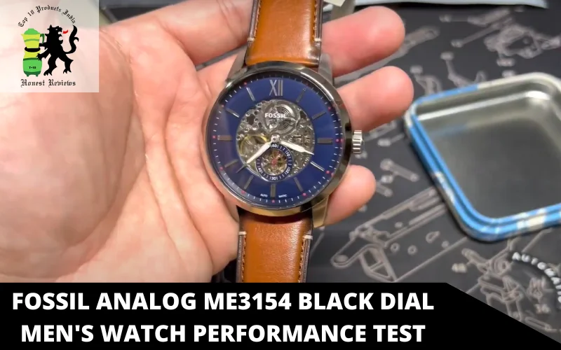 Fossil Analog ME3154 Black Dial Men's Watch performance test
