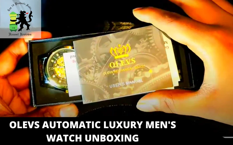 Olevs Automatic Luxury Men's Watch unboxing