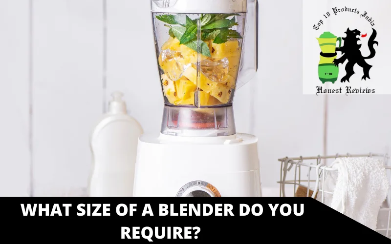 What size of a blender do you require