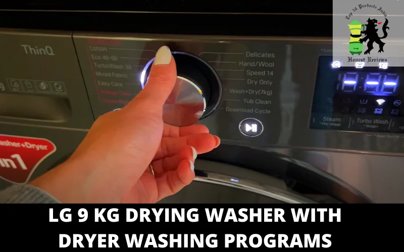 LG 9 KG Drying Washer With Dryer WASHING PROGRAMS