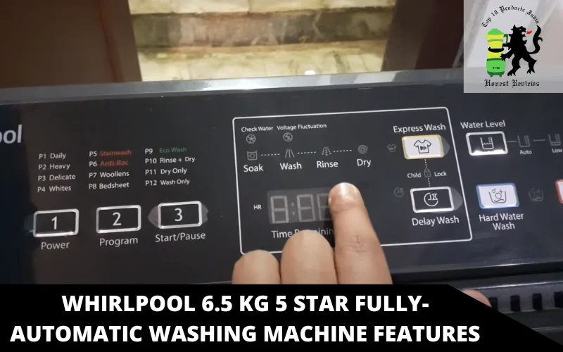 Whirlpool 6.5 kg 5 Star Fully-Automatic Washing Machine features