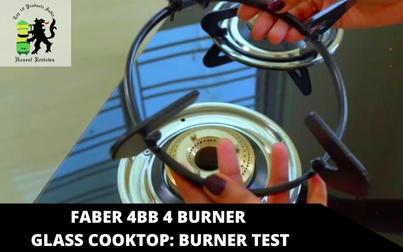 Faber 4BB 4 Burner Glass Cooktop_ burner test