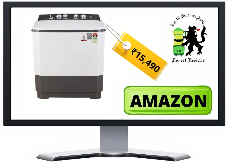 LG 9KG 5 STAR SEMI-AUTOMATIC TOP LOADING WASHING MACHINE