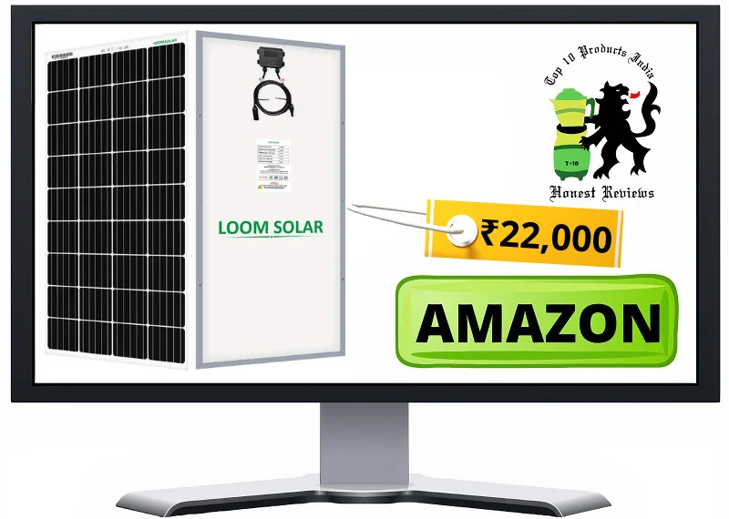 Loom Solar 200W Solar Panel (Pack of 2) with Panel Stand