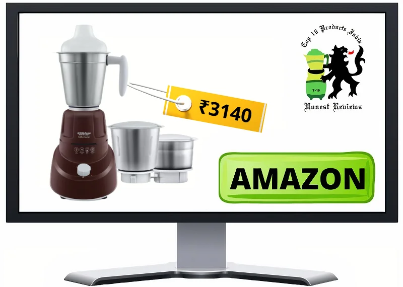 Maharaja Whiteline MG Turbo Twist 750W Mixer Grinder (3 Jars)