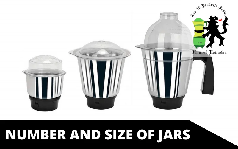 Number and Size of Jars