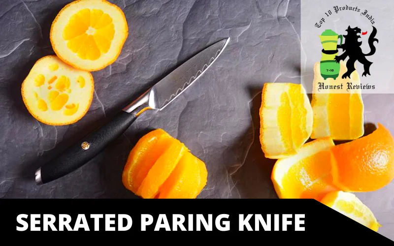 Serrated paring knife