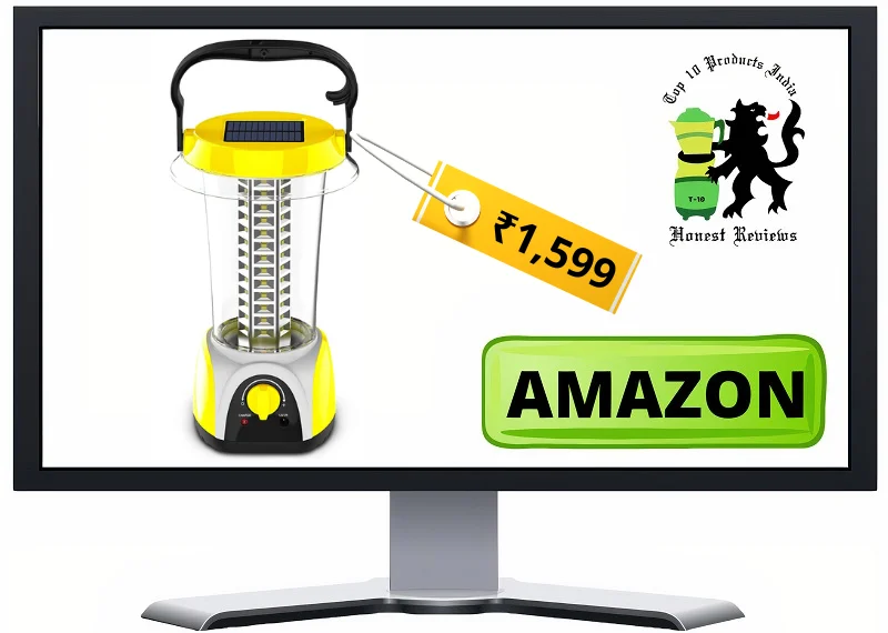 WIPRO LED CITRINE RECHARGEABLE SOLAR LED LANTERN