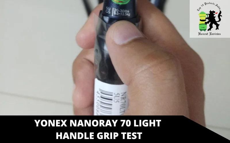 Yonex Nanoray 70 Light handle grip test