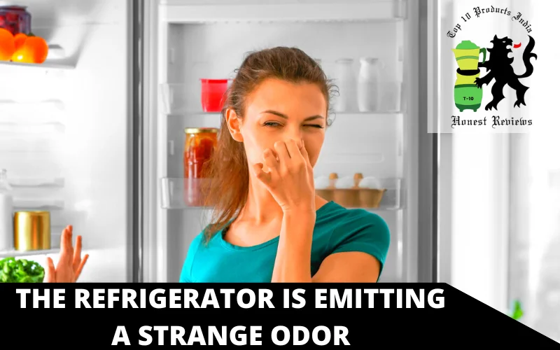 The refrigerator is emitting a strange odor