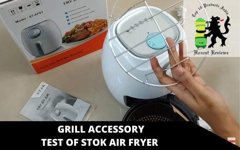 grill accessory test of stok air fryer