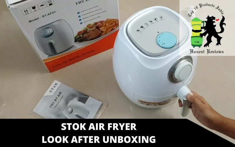stok air fryer look after unboxing