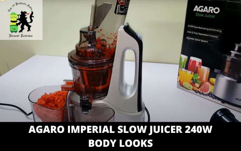 Agaro Imperial Slow Juicer 240W body looks