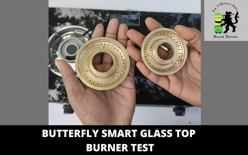 Butterfly Smart Glass Top burner test