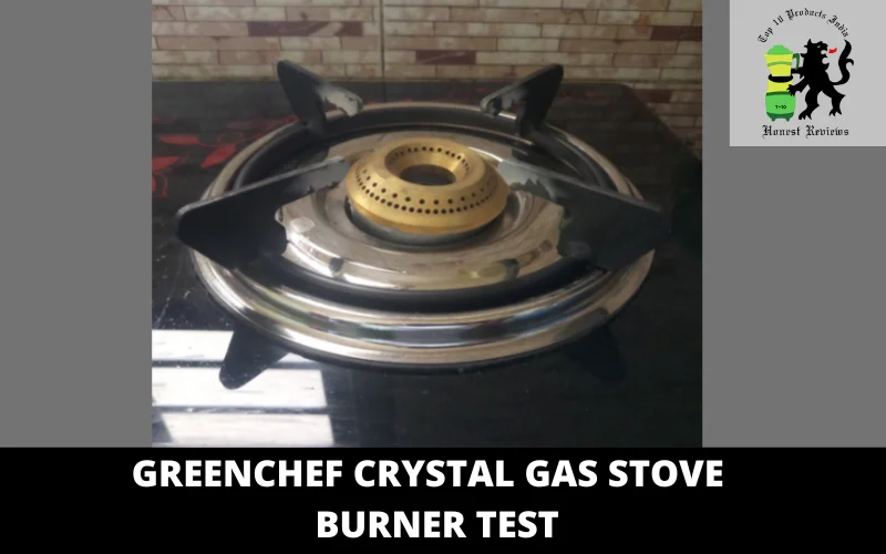 GREENCHEF Crystal Gas Stove burner test