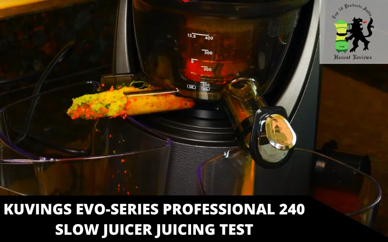 Kuvings Evo-Series Professional 240 Slow Juicer juicing test 1