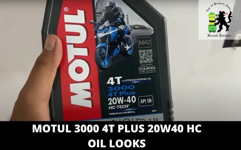 Motul 3000 4T Plus 20W40 HC Oil looks