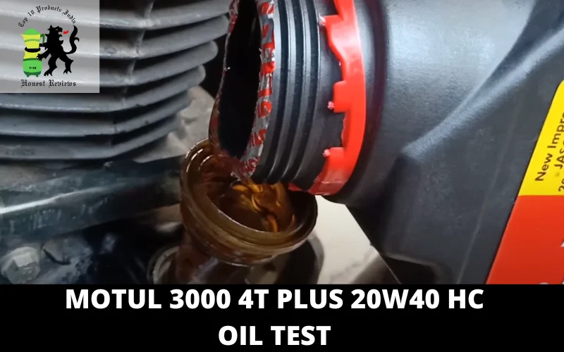 Motul 3000 4T Plus 20W40 HC Oil test