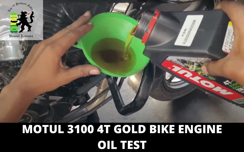 Motul 3100 4T Gold Bike Engine Oil test