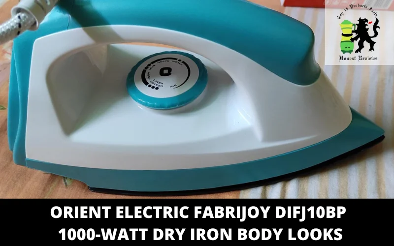 Orient Electric Fabrijoy DIFJ10BP 1000-Watt Dry Iron body looks