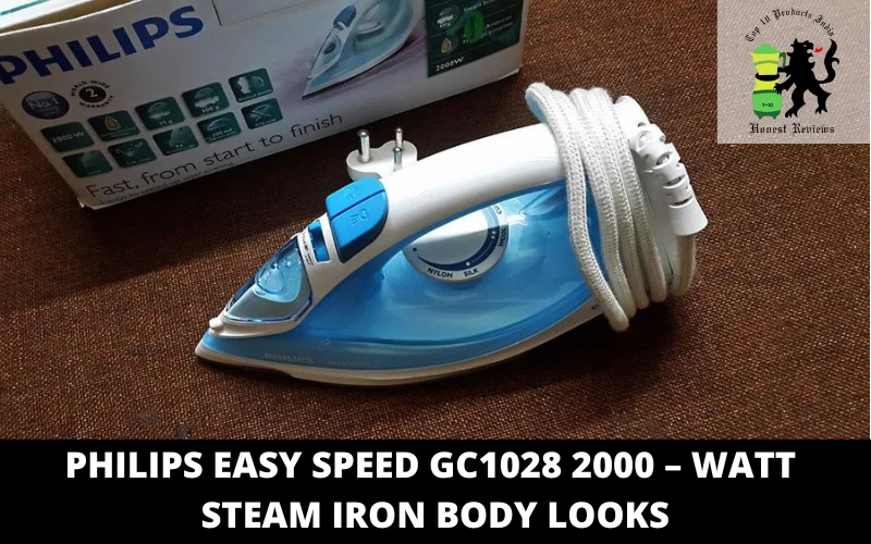 Philips Easy Speed GC1028 2000 – Watt Steam Iron body looks