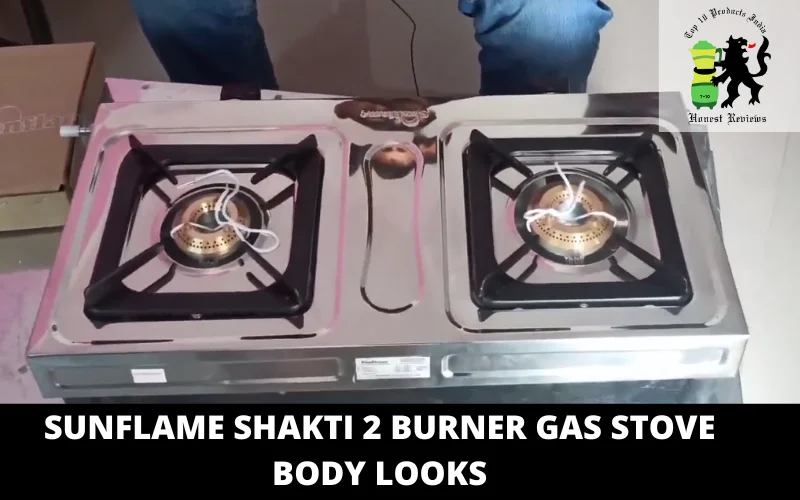 Sunflame Shakti 2 Burner Gas Stove body looks