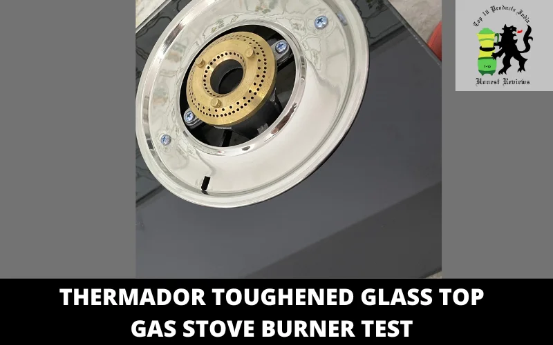 Thermador Toughened Glass Top Gas Stove burner test