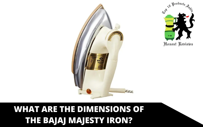 What are the dimensions of the Bajaj majesty Iron